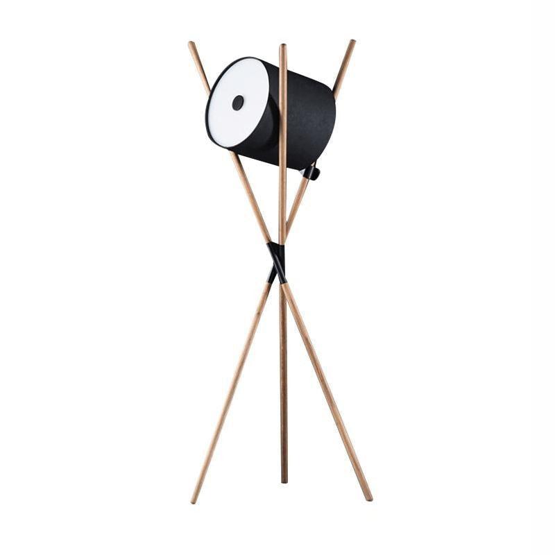 Syloena Contemporary Wood Floor Lamp