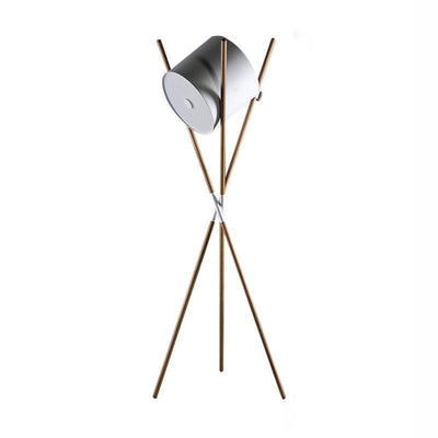 Syloena Contemporary Wood Floor Lamp