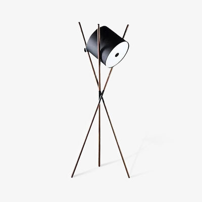 Syloena Contemporary Wood Floor Lamp