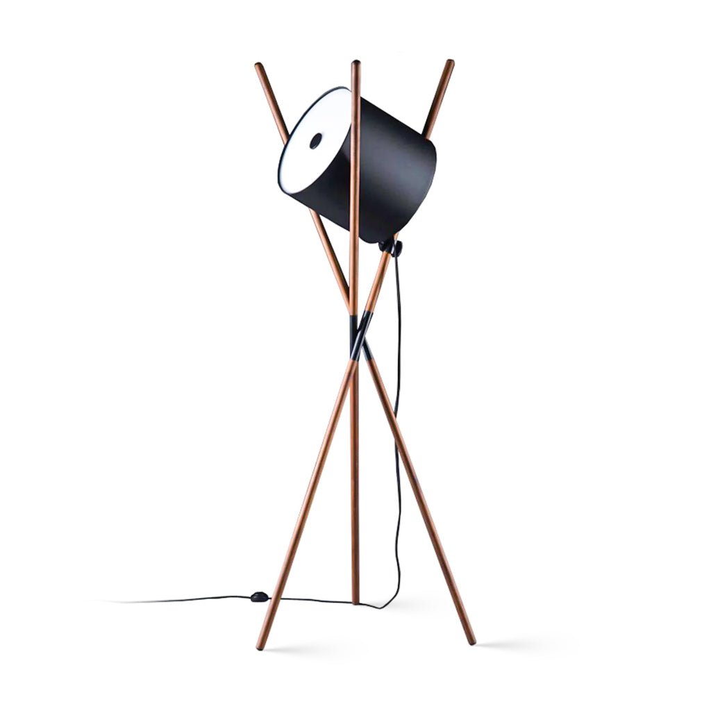 Syloena Contemporary Wood Floor Lamp