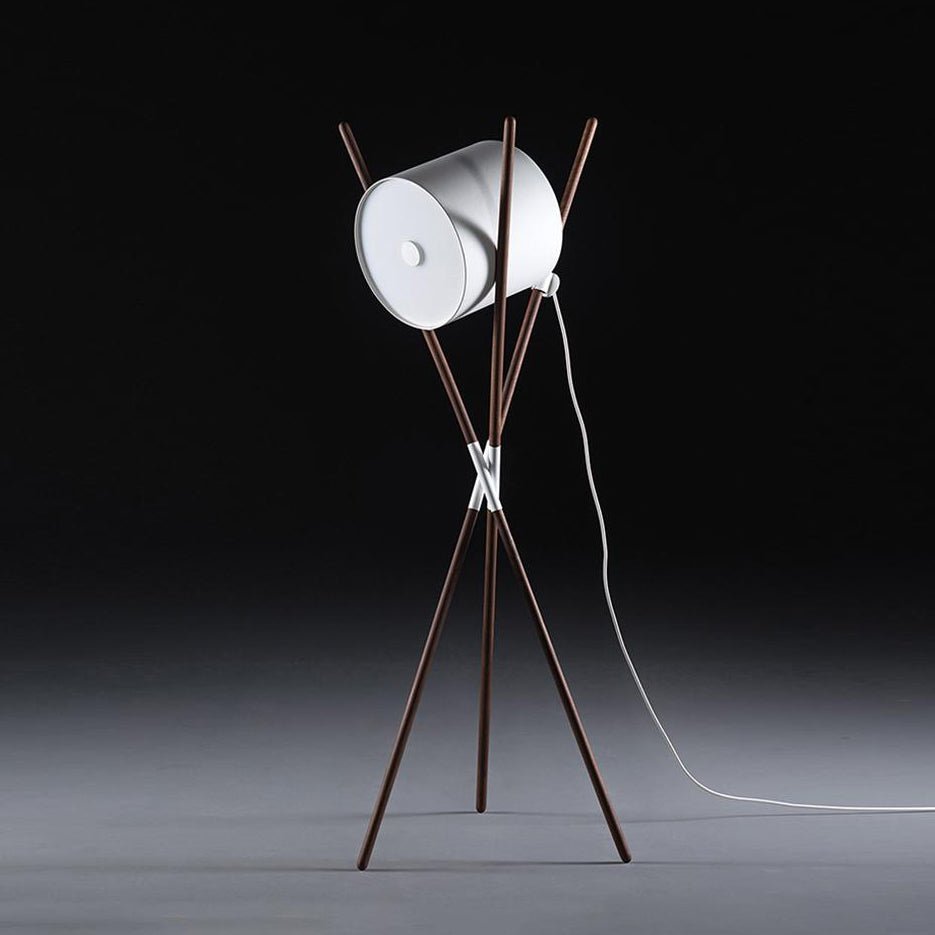 Syloena Contemporary Wood Floor Lamp