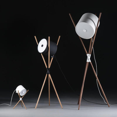 Syloena Contemporary Wood Floor Lamp