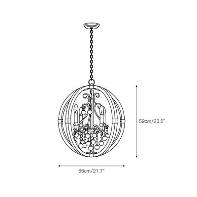 Aldalette Wooden Pendant Lamp