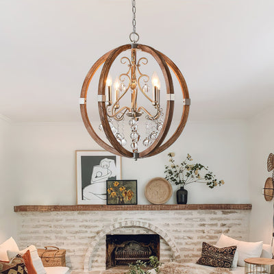 Aldalette Wooden Pendant Lamp