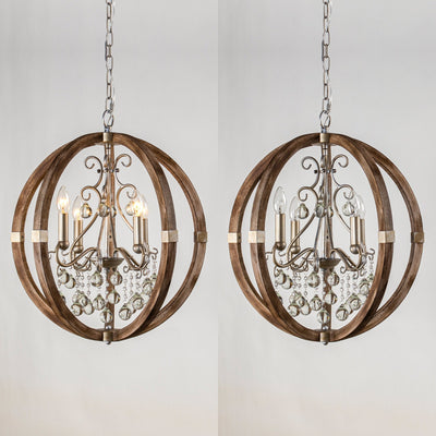 Aldalette Wooden Pendant Lamp