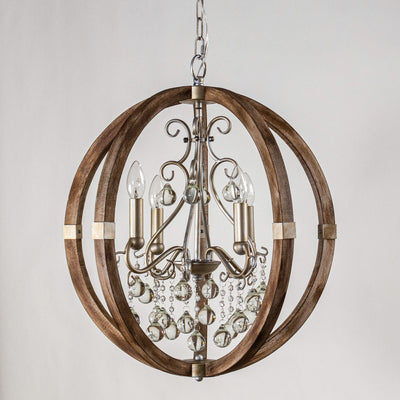 Aldalette Wooden Pendant Lamp