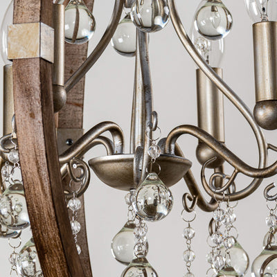 Aldalette Wooden Pendant Lamp