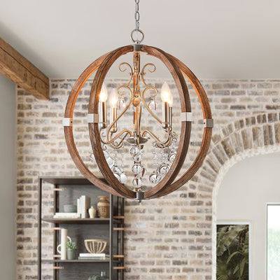 Aldalette Wooden Pendant Lamp