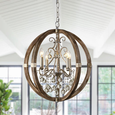 Aldalette Wooden Pendant Lamp