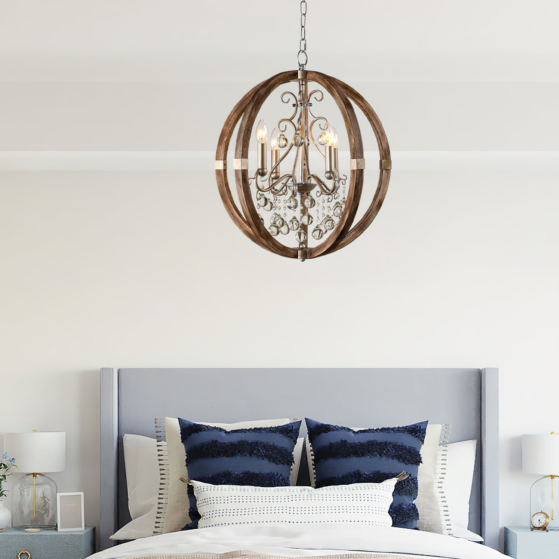 Aldalette Wooden Pendant Lamp