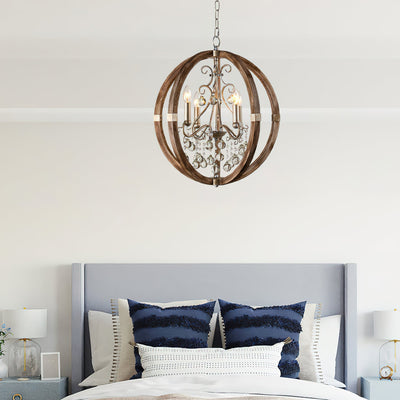 Aldalette Wooden Pendant Lamp