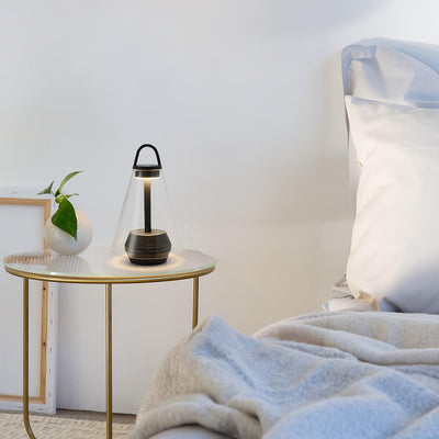 Emarir Scandinavian Glass Table Lamp