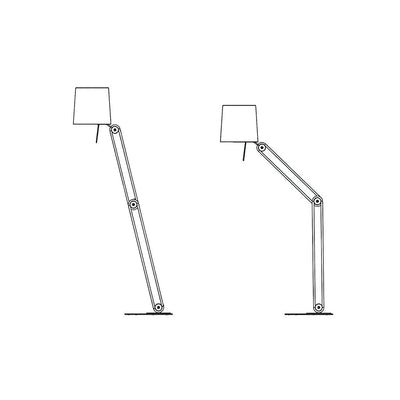 Zarina Minimalist Fabric Floor Lamp