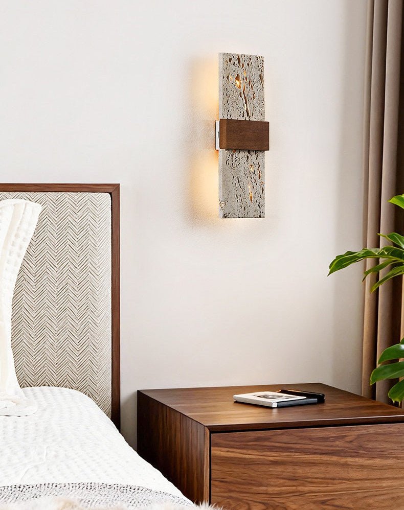 Lucen Travertine Wall Light