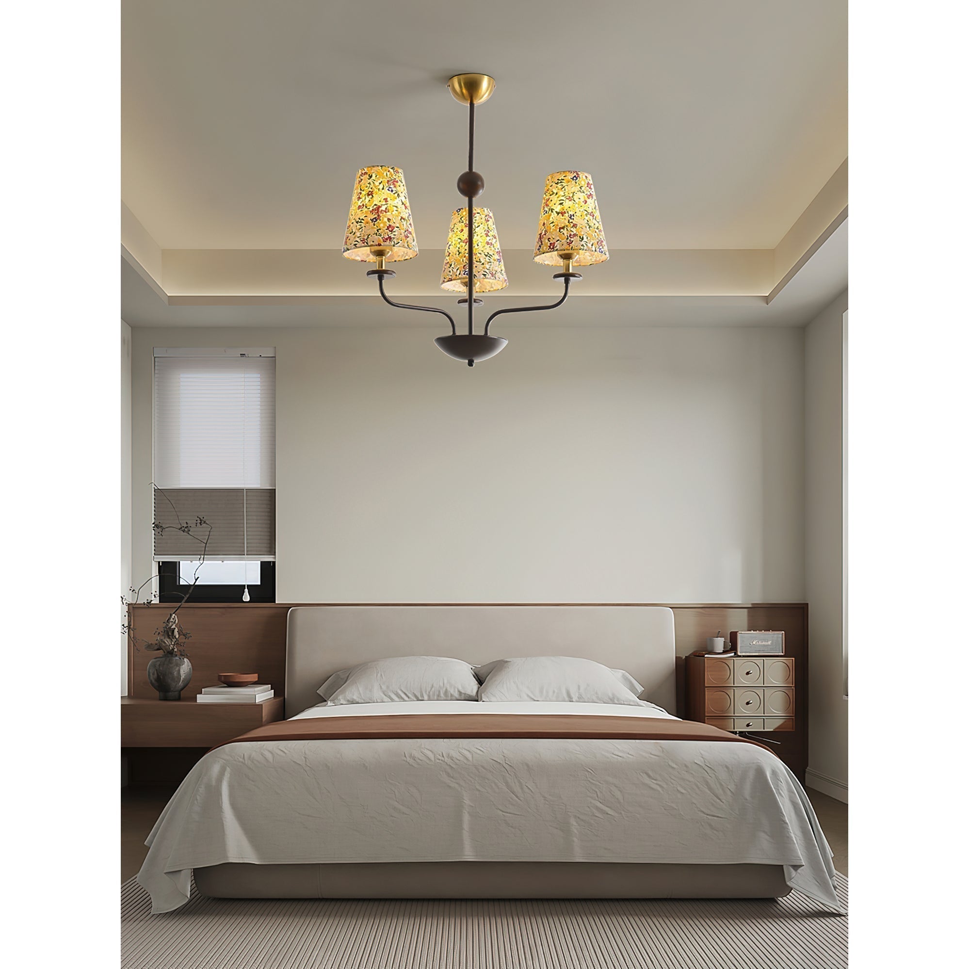Camellia Fabric Chandelier