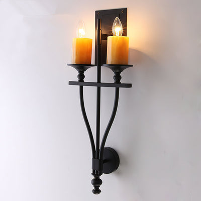 Installation detail of the Sienna Wall Sconce's mounting plate.