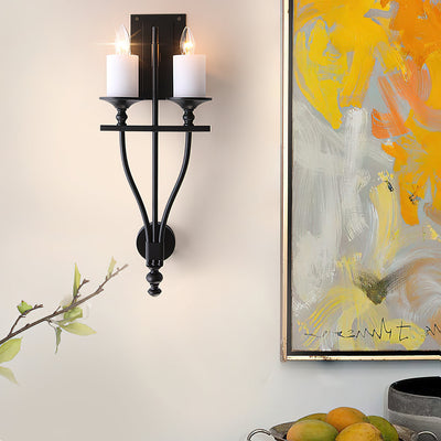 Close-up of the onyx lampshade on the Sienna Wall Sconce.