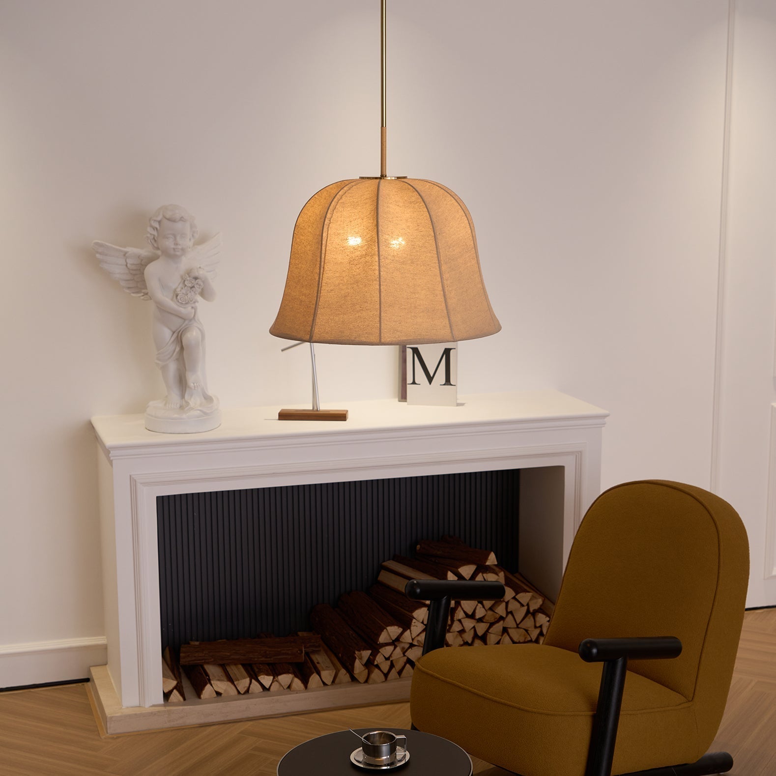Fioalielle Vintage Fabric Pendant Lamp