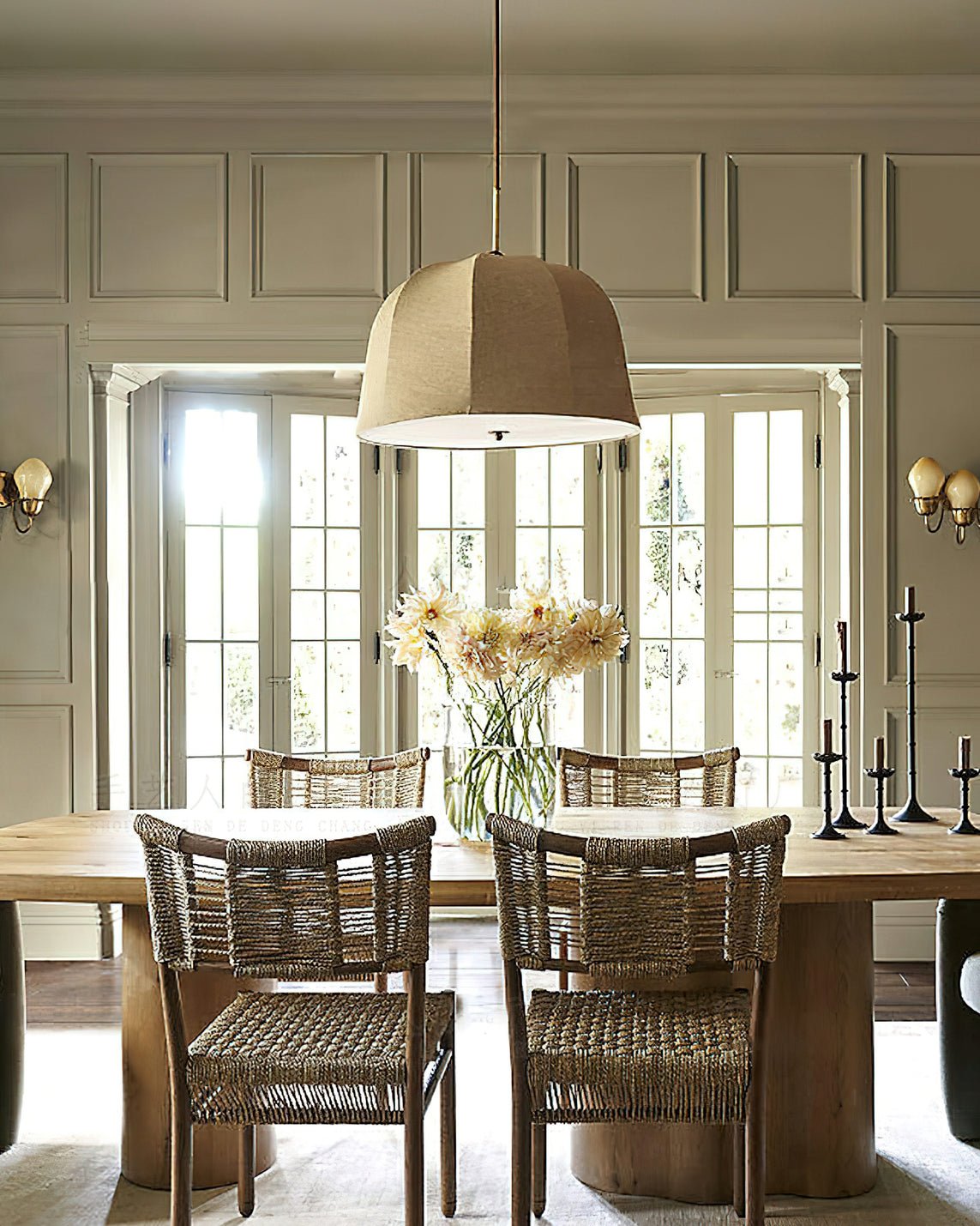 Fioalielle Vintage Fabric Pendant Lamp
