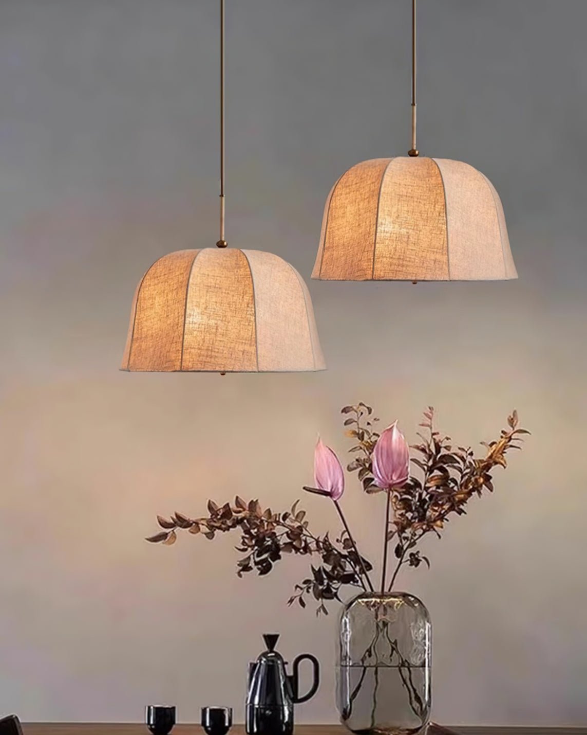 Fioalielle Vintage Fabric Pendant Lamp