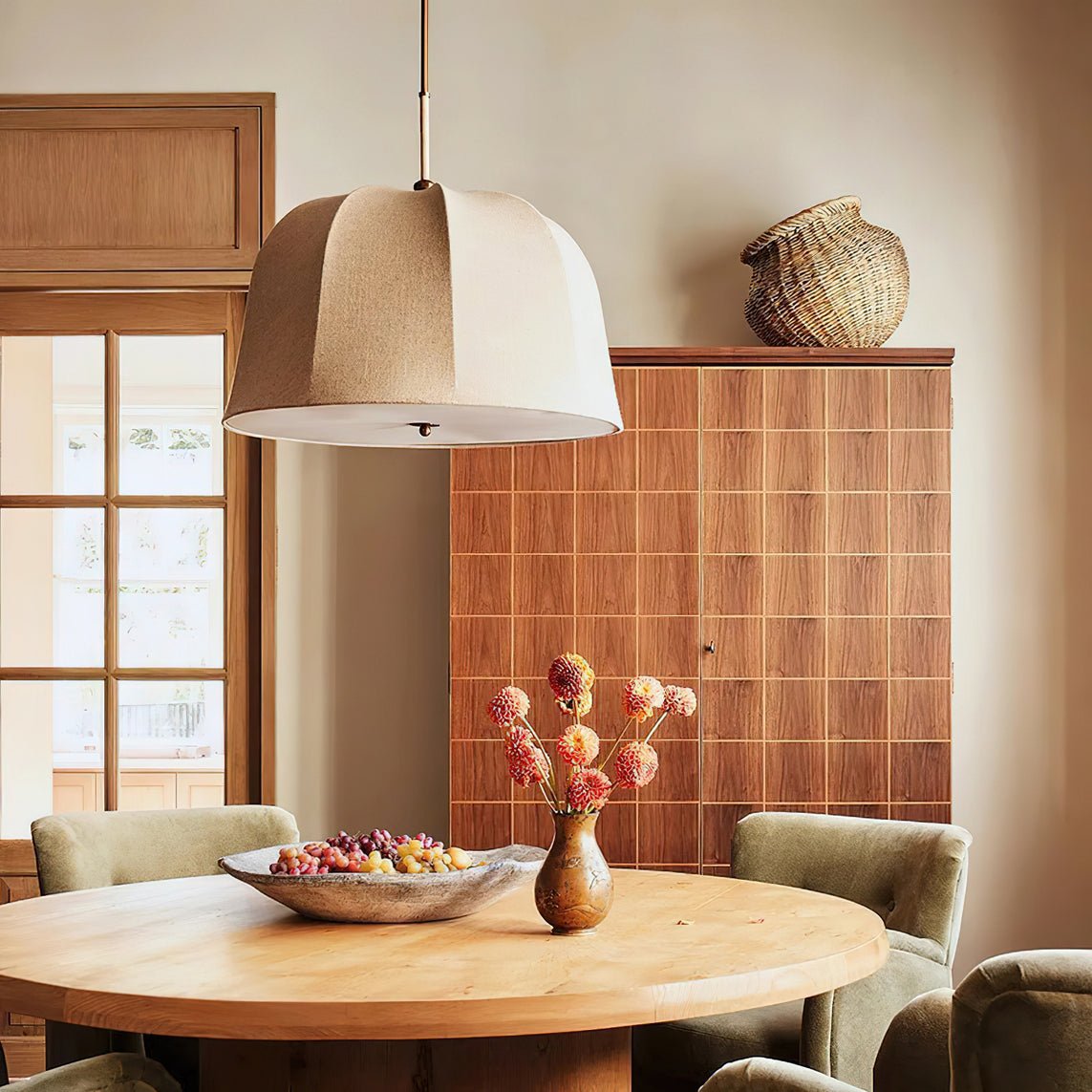 Fioalielle Vintage Fabric Pendant Lamp