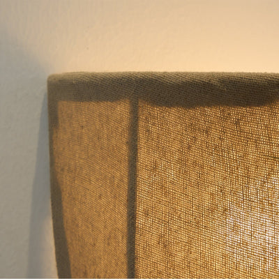 Griswold Natural Linen Fabric Sconce Wall lamp