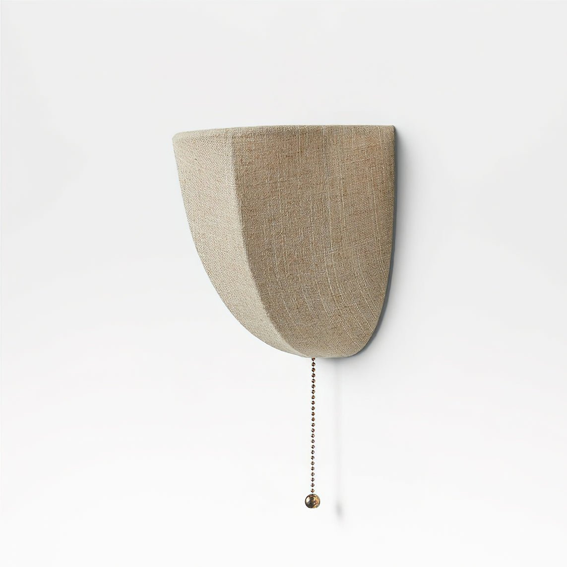 Griswold Natural Linen Fabric Sconce Wall lamp