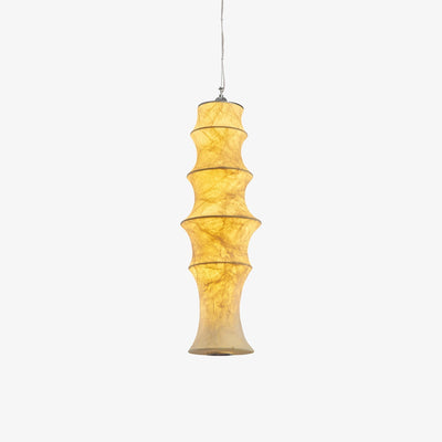 Elraeor Layered Mulberry Silk Pendant Light