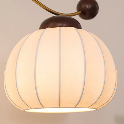 Zyran Silk Wood Retro Table Lamp