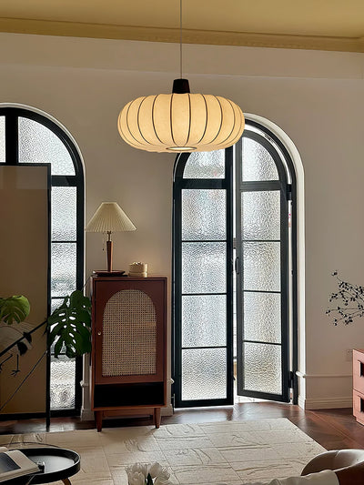 Aldeelia Silk Wood Retro Pendant Light
