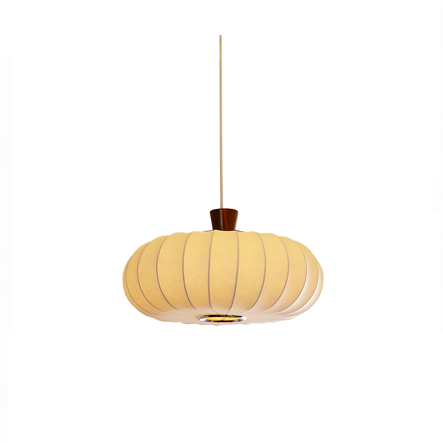 Aldeelia Silk Wood Retro Pendant Light
