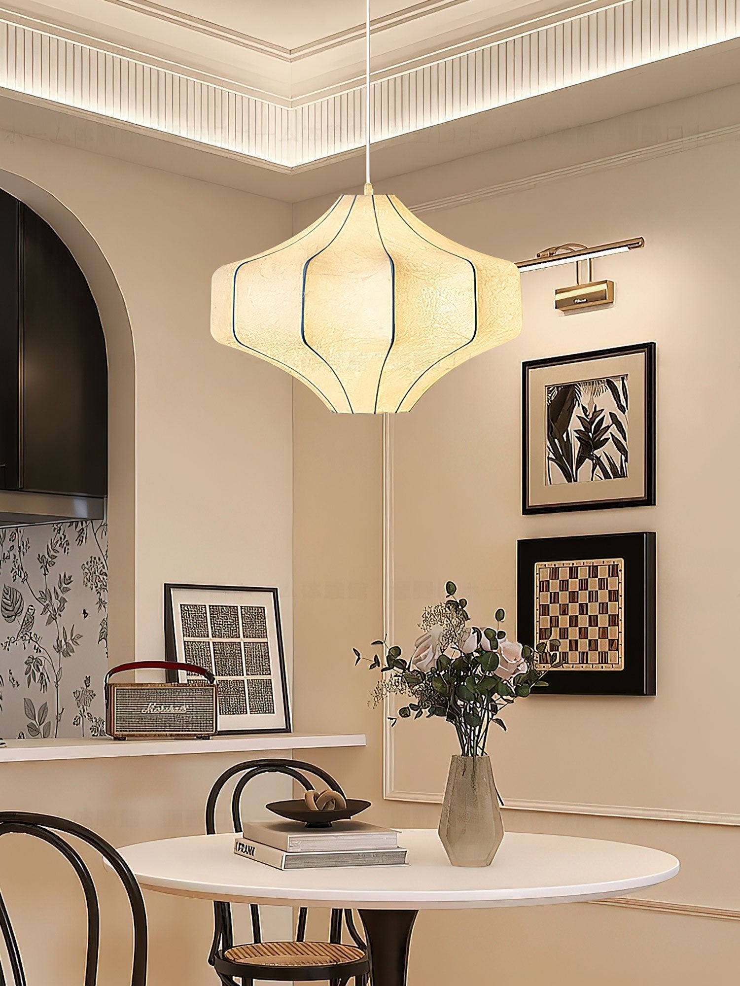 Elixor Silken Aura Silk Pendant Lamp