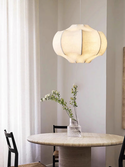 Vaelorin Sableth Silken Lotus Silk Pendant Lamp