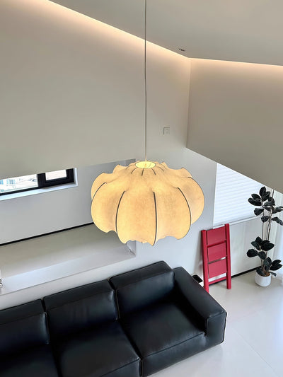 Vaelorin Sableth Silken Lotus Silk Pendant Lamp