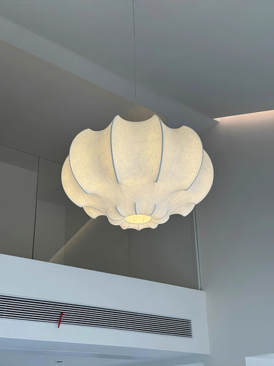 Vaelorin Sableth Silken Lotus Silk Pendant Lamp