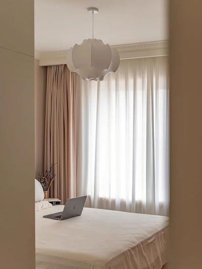 Vaelorin Sableth Silken Lotus Silk Pendant Lamp