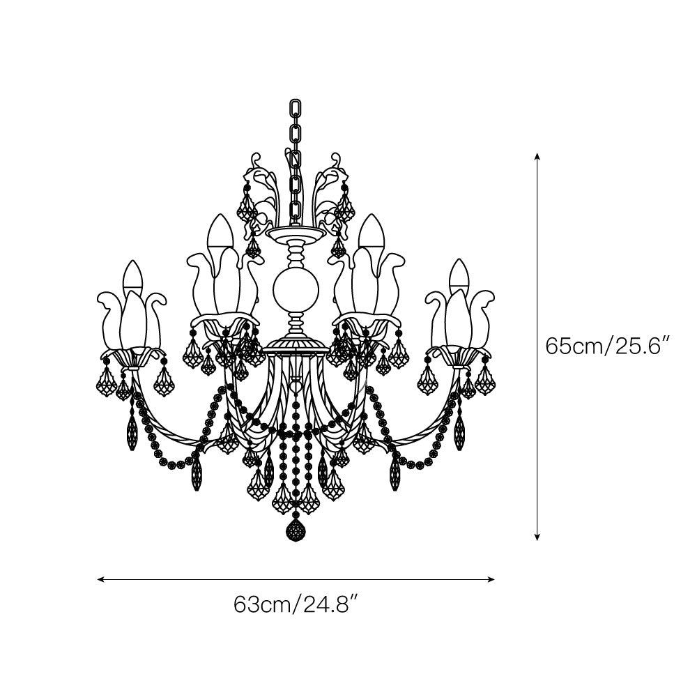 Selelian Crystal Chandelier