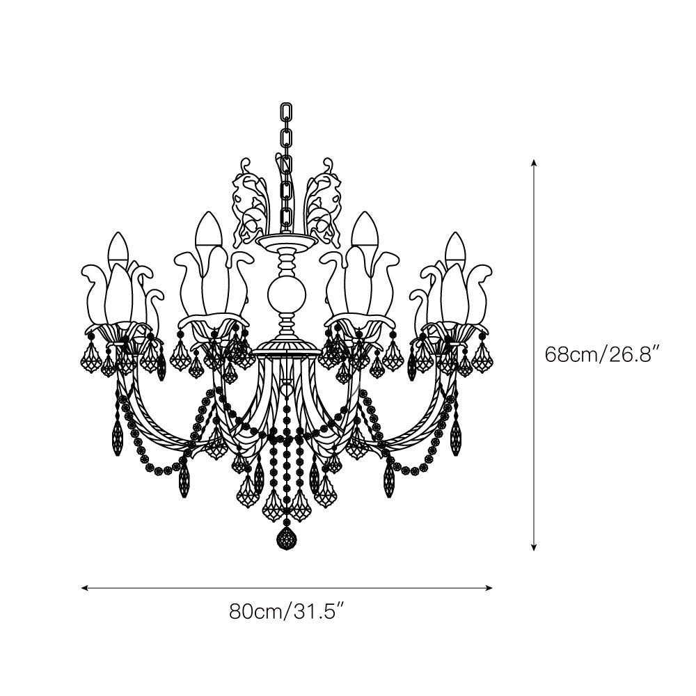 Selelian Crystal Chandelier