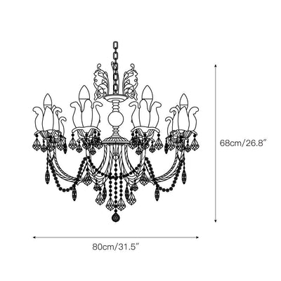 Selelian Crystal Chandelier