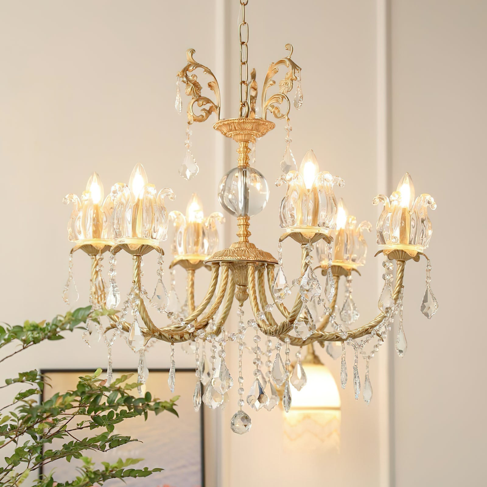 Selelian Crystal Chandelier