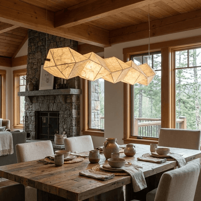 Renivaine Silvara Fold Linear Pendant Lamp