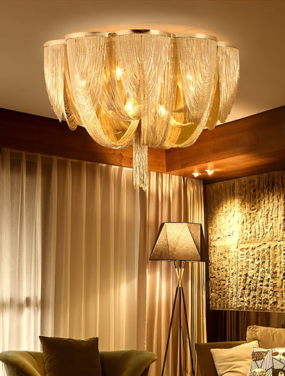 Selenelle Chain Tassel Ceiling Light