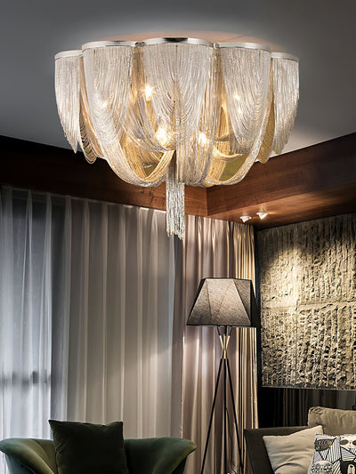 Selenelle Chain Tassel Ceiling Light