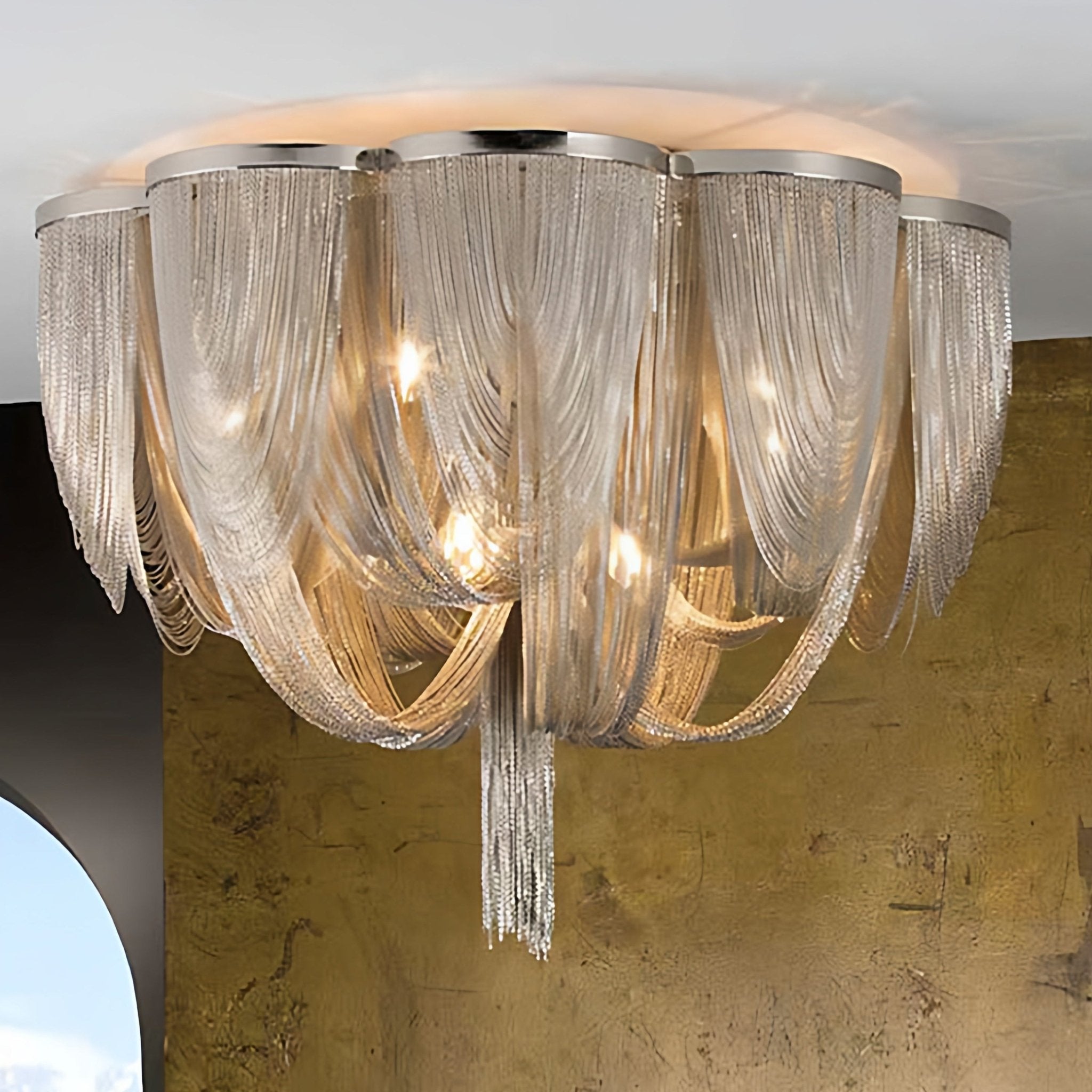 Selenelle Chain Tassel Ceiling Light