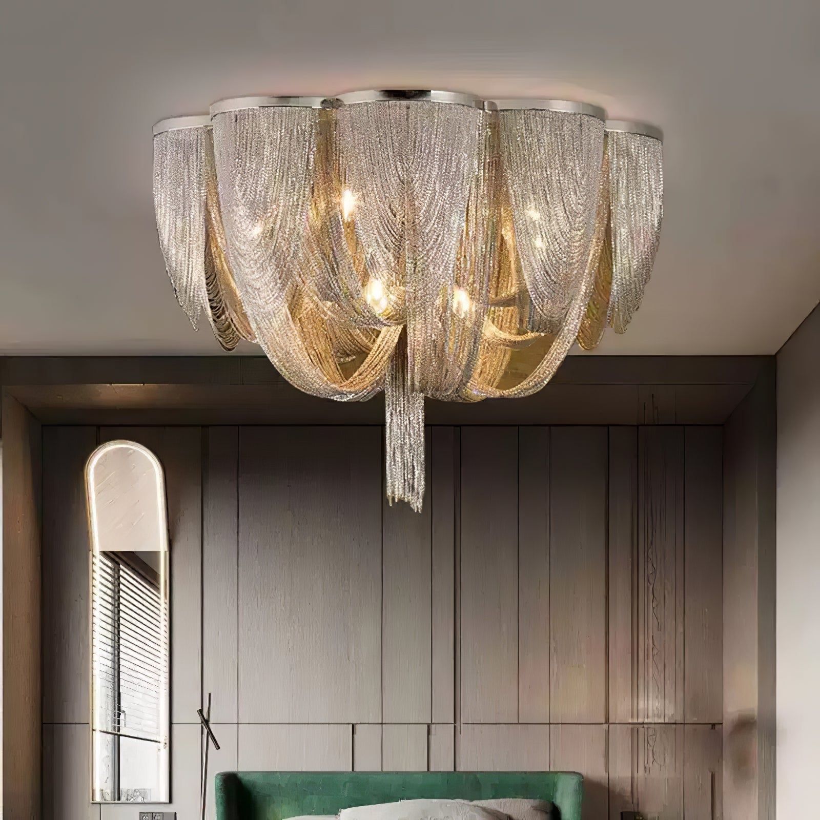 Selenelle Chain Tassel Ceiling Light