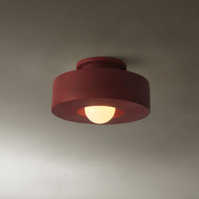 Celelian Ceiling Lamp Simon Resin Cylindrical