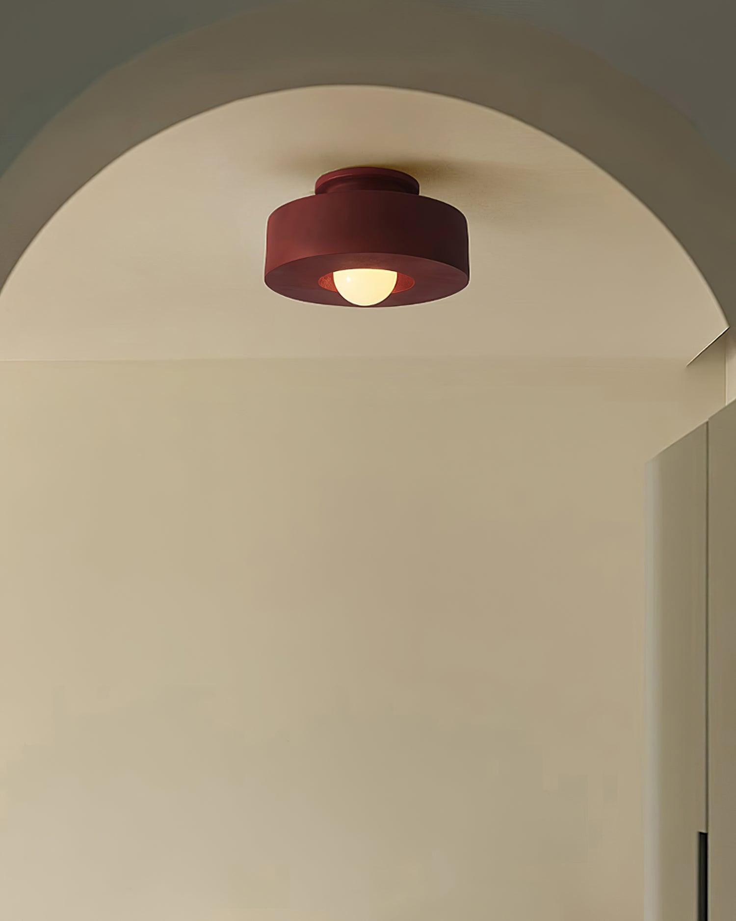 Celelian Ceiling Lamp Simon Resin Cylindrical