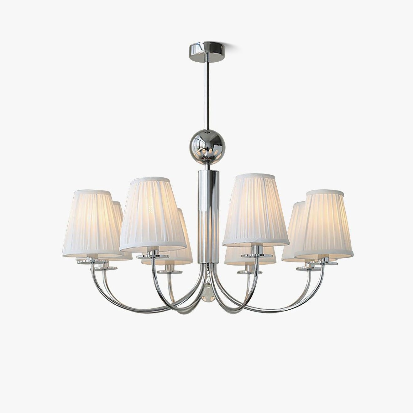 Glimmer Simplicity Chrome Chandelier