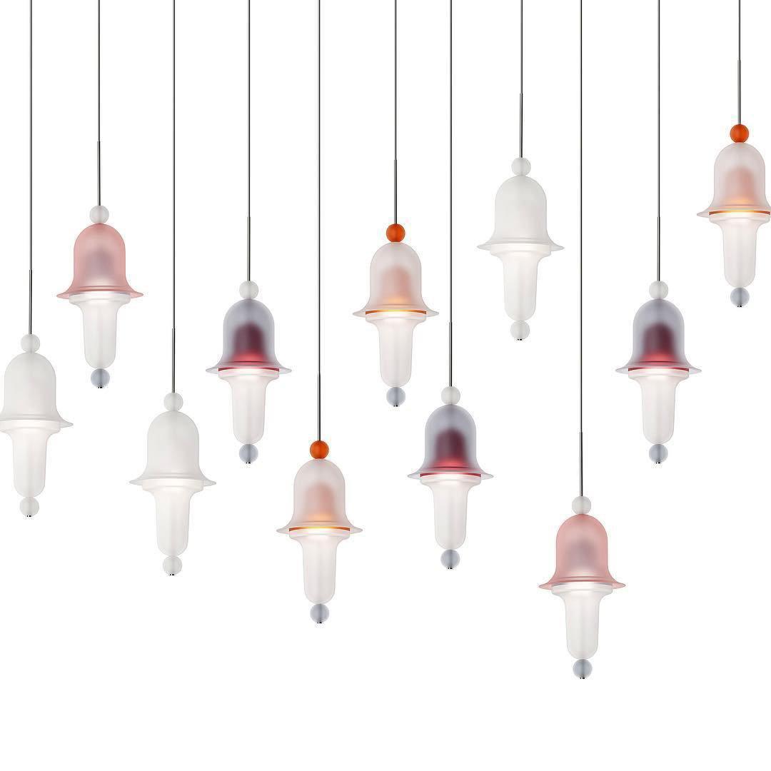 Calaeus Nordic Art Glass Pendant Light