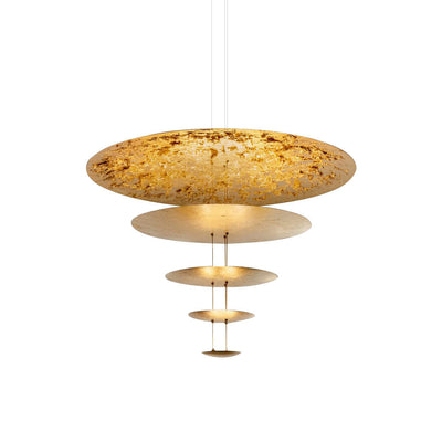 Phelion Layered Gold Foil Pendant Light